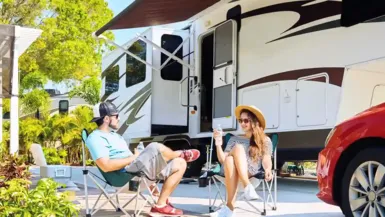 image of rv with Interstate Dual-Purpose Battery