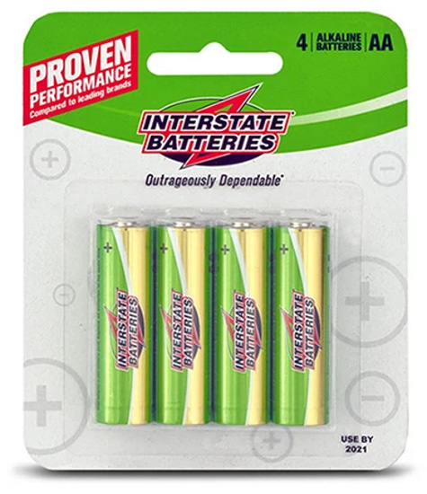 Alkaline AA Batteries from Interstate Batteries