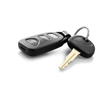 remote fob with a key
